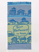 Blue Q Dish Towel Best Restaurant in Town