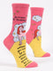 Blue Q Women?s Socks Always Be Yourself Unless You Can Be A Unicorn