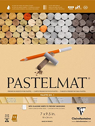 Clairfontaine Premium Pastelmat Pads 7"x9.5" PL1