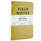 Field Notes Plain Paper set of three 48pg memo books