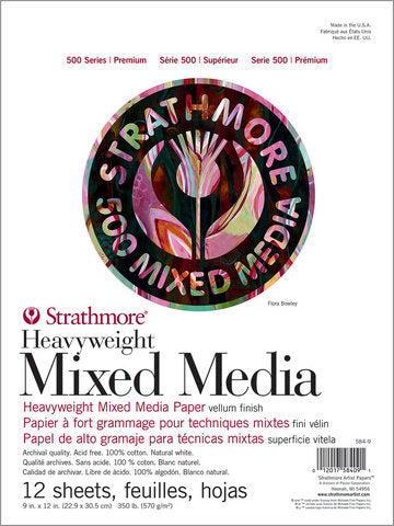 Strathmore 500 Series Mixed Media Paper Pad