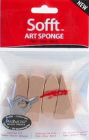Colorfin Sofft Tools Art Sponge Assorted Shapes 4pk
