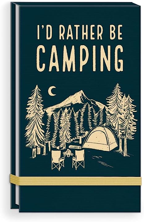 Molly & Rex I'd Rather Be Camping Linen Journal