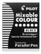 Pilot Parallel Pen Refill Ink Cartridge Pack Black 6pk