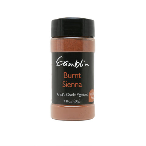 Gamblin Artist's Grade Pigment Burnt Sienna 4oz Bottle