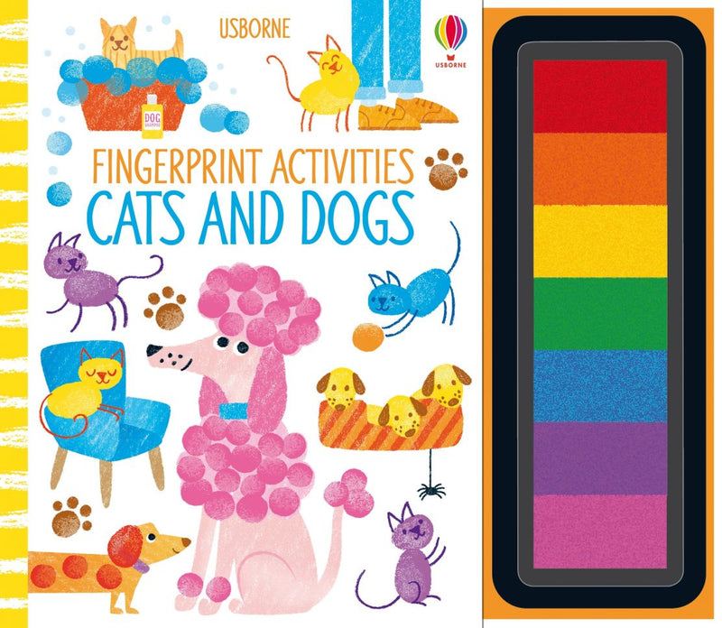 Fingerprint Activities Cats and Dogs - Book