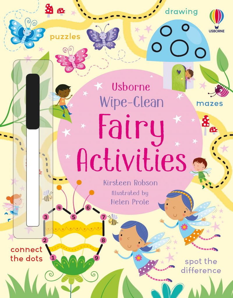 Wipe-Clean Fairy Activities - Book