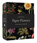Paper Flowers 12 Flat Cards /Envelopes