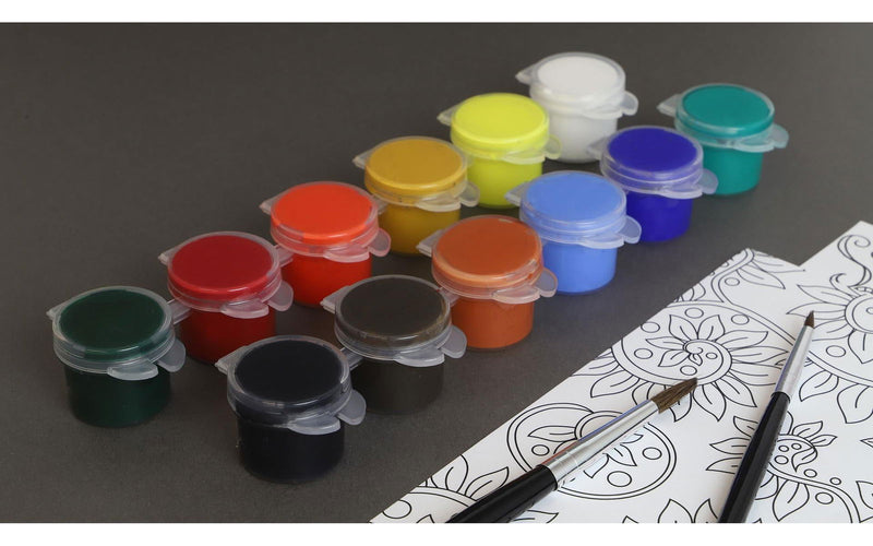 Art Advantage Acrylic Paint Pot Basic 12pc - Nevada Fine Arts