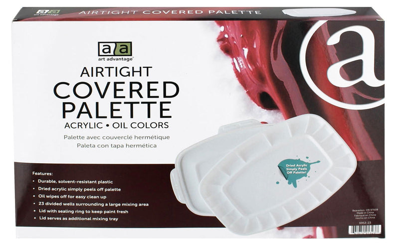 Art Advantage Palette Airtight Covered 23 Well - Nevada Fine Arts