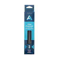 Art Alternatives Vine Charcoal Medium  3pk - Nevada Fine Arts