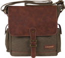 Eurosport Canvas Messenger Bag Olive