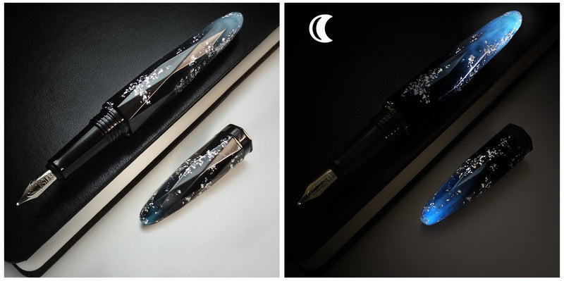 Benu Briolette Luminous Blue Fountain pen