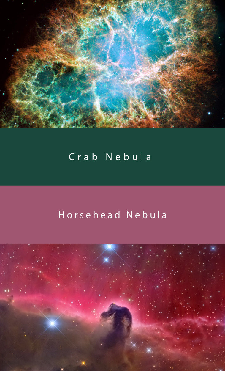 Colorverse Crab Nebula & Horsehead Nebula / 90 91