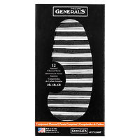 Compressed Charcoal Assorted 12 Pack - Nevada Fine Arts