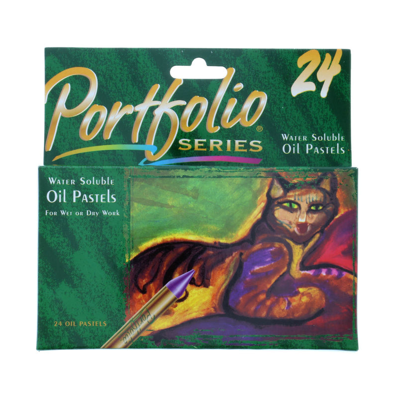 Crayola Portfolio Series Water-Soluble Oil Pastels Set Assorted Colors 24pk - Nevada Fine Arts