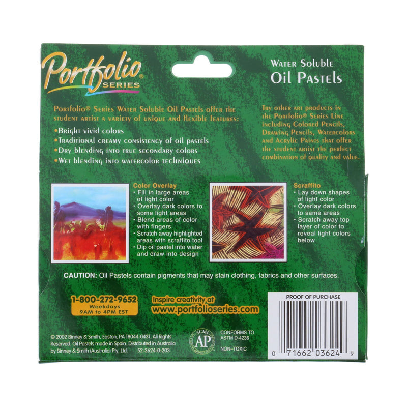 Crayola Portfolio Series Water-Soluble Oil Pastels Set Assorted Colors 24pk - Nevada Fine Arts