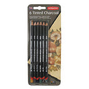 Derwent Tinted Charcoal Pencil Set