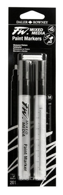 Daler Rowney FW 2-Marker 2-Nib Set 1-2mm Small Round - Nevada Fine Arts