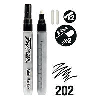 Daler Rowney FW Empty Mixed Media M 2-4 mm Round Paint Marker 2 Pk - Nevada Fine Arts