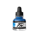 Daler Rowney FW Liquid Acrylic Ink Fluorescent Blue 1oz - Nevada Fine Arts