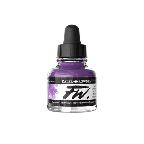 Daler Rowney FW Liquid Acrylic Ink Velvet Violet 1oz - Nevada Fine Arts