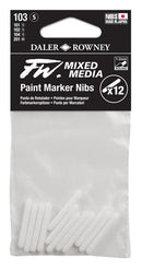 Daler Rowney FW Nib Set 1-2mm Round Tip Nibs 12/pk - Nevada Fine Arts