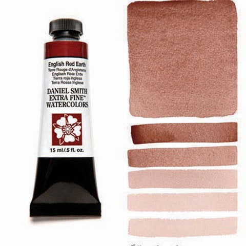 Daniel Smith Extra Fine Watercolor English Red Earth 15ml - Nevada Fine Arts