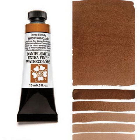 Daniel Smith Extra Fine Watercolor Enviro-Friendly Yellow Iron Oxide 15ml - Nevada Fine Arts