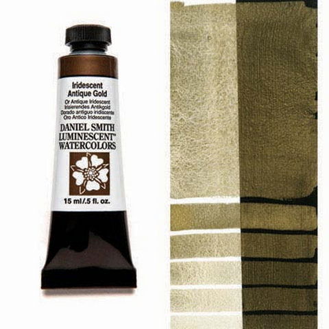 Daniel Smith Extra Fine Watercolor Iridescent Antique Gold 15ml - Nevada Fine Arts