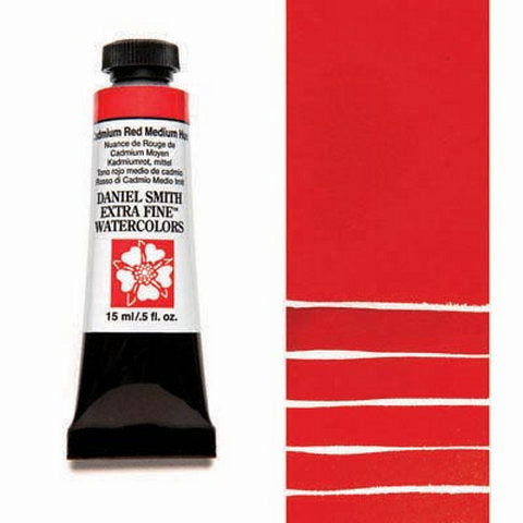 Daniel Smith Extra Fine Watercolor Paint Cadmium Red Medium Hue 15ml - Nevada Fine Arts