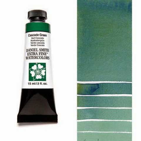Daniel Smith Extra Fine Watercolor Paint Cascade Green 15ml - Nevada Fine Arts