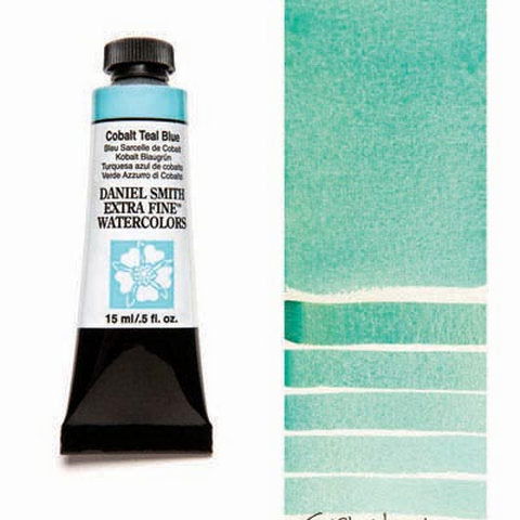 Daniel Smith Extra Fine Watercolor Paint Cobalt Teal Blue 15ml - Nevada Fine Arts