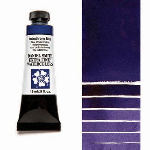 Daniel Smith Extra Fine Watercolor Paint Indanthrone Blue 15ml - Nevada Fine Arts