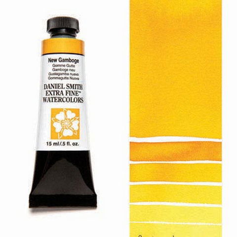 Daniel Smith Extra Fine Watercolor Paint New Gamboge 15ml - Nevada Fine Arts