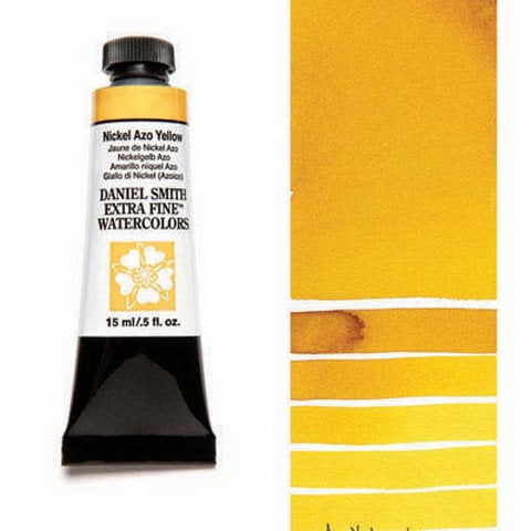 Daniel Smith Extra Fine Watercolor Paint Nickel Azo Yellow 15ml - Nevada Fine Arts