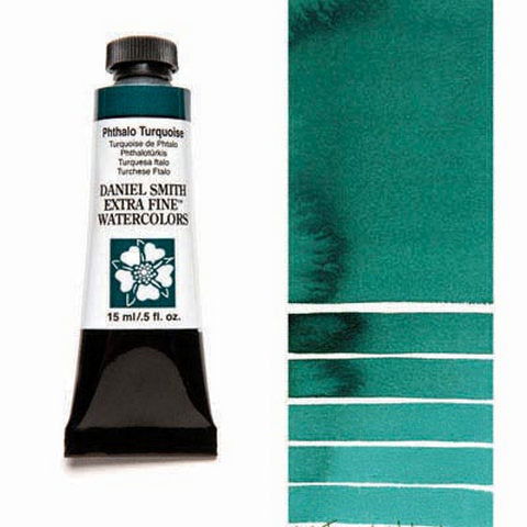 Daniel Smith Extra Fine Watercolor Paint Phthalo Turquoise 15ml - Nevada Fine Arts