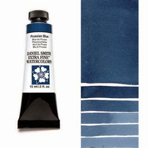 Daniel Smith Extra Fine Watercolor Paint Prussian Blue 15ml - Nevada Fine Arts