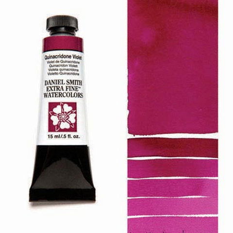 Daniel Smith Extra Fine Watercolor Paint Quinacridone Violet 15ml - Nevada Fine Arts