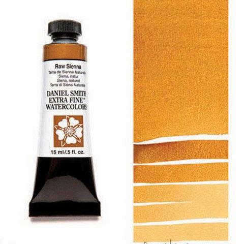 Daniel Smith Extra Fine Watercolor Paint Raw Sienna 15ml - Nevada Fine Arts