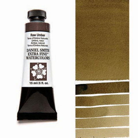 Daniel Smith Extra Fine Watercolor Paint Raw Umber 15ml - Nevada Fine Arts