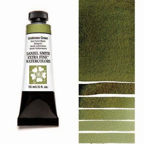 Daniel Smith Extra Fine Watercolor Paint Undersea Green 15ml - Nevada Fine Arts
