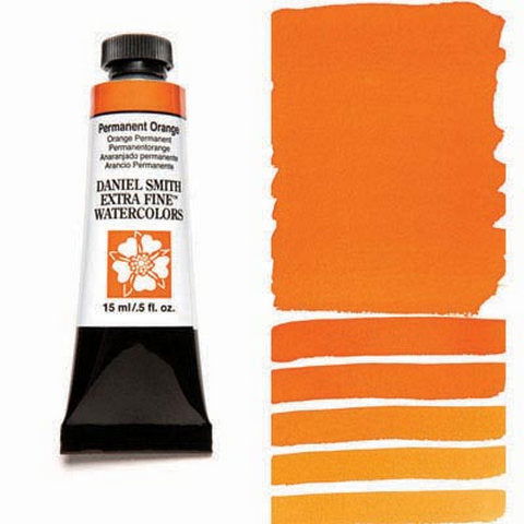 Daniel Smith Extra Fine Watercolor Permanent Orange 15ml - Nevada Fine Arts
