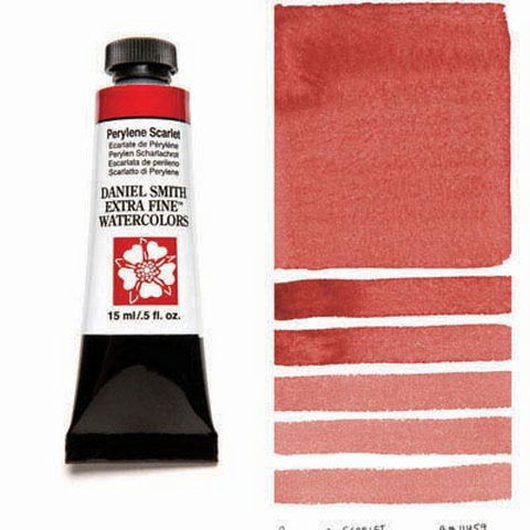 Daniel Smith Extra Fine Watercolor Perylene Scarlet 15ml - Nevada Fine Arts