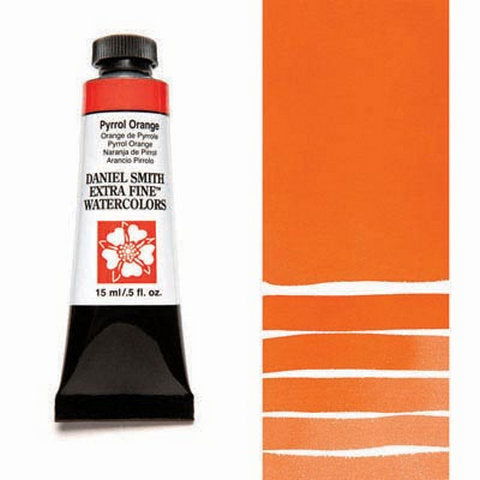 Daniel Smith Extra Fine Watercolor Pyrrol Orange 15ml - Nevada Fine Arts