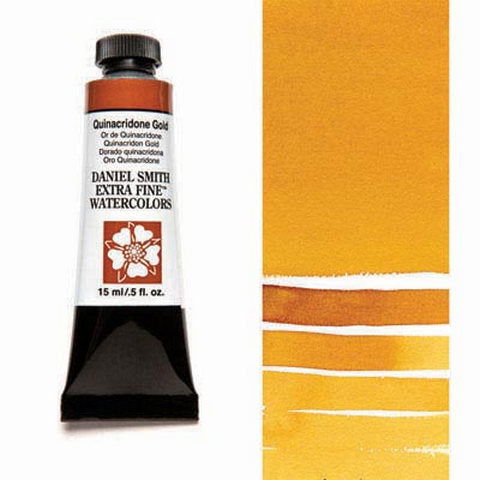 Daniel Smith Extra Fine Watercolor Quinacridone Gold 15ml - Nevada Fine Arts