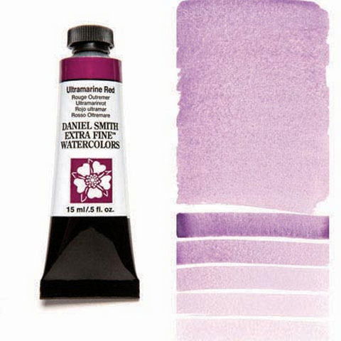 Daniel Smith Extra Fine Watercolor Ultramarine Red 15ml - Nevada Fine Arts