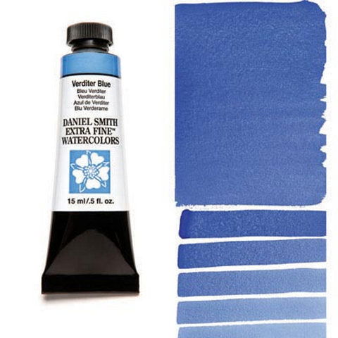 Daniel Smith Extra Fine Watercolor Verditer Blue 15ml - Nevada Fine Arts