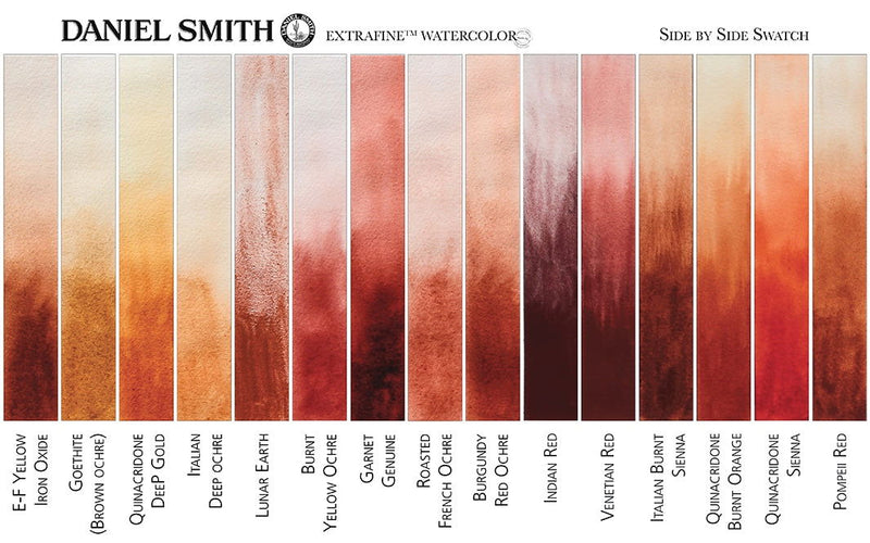 Daniel Smith Extra Fine Watercolors Burgundy Red Ochre 15ml Tube - Nevada Fine Arts