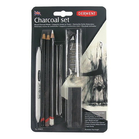 Derwent Charcoal Set 10pc - Nevada Fine Arts